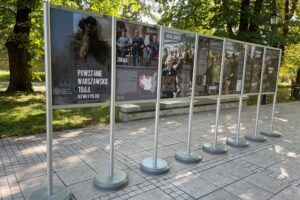 30.07.2021. Kielce. Wystawa „Powstanie Warszawskie 1944. Bitwa o Polskę” / Wiktor Taszłow / Radio Kielce