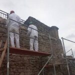 03.07.2021. Chęciny. Prace remontowe na Zamku Królewskim w Chęcinach / checiny.pl