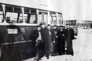 70 lat MPK Kielce. Na zdjęciu: dostawa pierwszych autobusów marki Jelcz w 1967 roku / MPK Kielce
