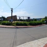 13.07.2021. Kaniów. Nowy odcinek drogi łączący DW nr 75 z zalewem / Marcin Marszałek / Radio Kielce