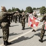 18.07.2021. Sandomierz. Przysięga żołnierzy ze 101 batalionu Świętokrzyskiej Brygady Obrony Terytorialnej / Jacek Szydlowski / DWOT