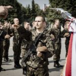 18.07.2021. Sandomierz. Przysięga żołnierzy ze 101 batalionu Świętokrzyskiej Brygady Obrony Terytorialnej / Jacek Szydlowski / DWOT