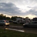 11.07.2021. Opatowiec. Teren gdzie odbył się championat koni po burzy / Patrycja Bartnik