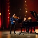 09.07.2021. Busko-Zdrój. Międzynarodowy Festiwal Muzyczny im. Krystyny Jamroz. Na zdjęciu: Janusz Wawrowski (skrzypce) i Jose Gallardo (fortepian) / BSCK