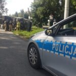 26.07.2021. Słupia. Wypadek / KPP Jędrzejów