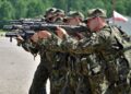 14.07.2021. Nowa Dęba. Szkolenie żołnierzy OT na poligonie / ppor. Daniel Woś / ŚBOT