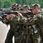 14.07.2021. Nowa Dęba. Szkolenie żołnierzy OT na poligonie / ppor. Daniel Woś / ŚBOT