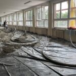 27.07.2021. Sandomierz. Remont w Szkole Podstawowej nr 1 w Sandomierzu / Grażyna Szlęzak-Wójcik / Radio Kielce