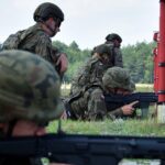 14.07.2021. Nowa Dęba. Szkolenie żołnierzy OT na poligonie / ppor. Daniel Woś / ŚBOT