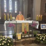25.07.2021. Sandomierz. Rok jubileuszowy w kościele św .Jakuba w Sandomierzu. Na zdjęciu: o. Marcin Lisak / Grażyna Szlęzak-Wójcik / Radio Kielce