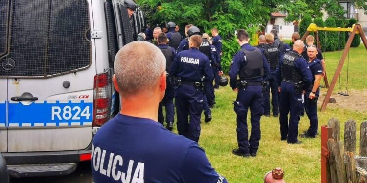 Policyjna obława na Jacka Jaworskiego / śląska policja