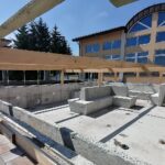 07.07.2021. Kazimierza Wielka. Basen. Prace budowlane / Marta Gajda / Radio Kielce