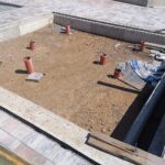 07.07.2021. Kazimierza Wielka. Basen. Prace budowlane / Marta Gajda / Radio Kielce