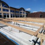 07.07.2021. Kazimierza Wielka. Basen. Prace budowlane / Marta Gajda / Radio Kielce