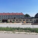 07.07.2021. Kazimierza Wielka. Basen. Prace budowlane / Marta Gajda / Radio Kielce