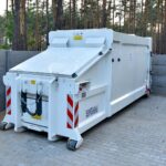 09.07.2021. Sielpia. Na zdjęciu: prasokontener / Magdalena Galas-Klusek / Radio Kielce