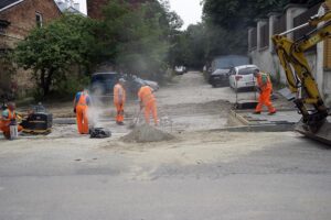 23.07.2021. Kielce. Remont ulicy Śniadeckich / Anna Kwapisz / Radio Kielce