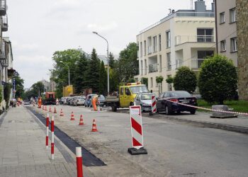 23.07.2021. Kielce. Remont ulicy Śniadeckich / Anna Kwapisz / Radio Kielce