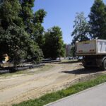 29.07.2021. Kielce. Modernizacja sieci ciepłowniczej koło skrzyżowania Alei Solidarności z Aleją Tysiąclecia Państwa Polskiego / Anna Kwapisz / Radio Kielce