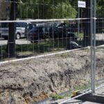 29.07.2021. Kielce. Modernizacja sieci ciepłowniczej koło skrzyżowania Alei Solidarności z Aleją Tysiąclecia Państwa Polskiego / Anna Kwapisz / Radio Kielce