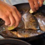 30.07.2021. Letnia kuchnia Radia Kielce. Piątkowa rybka / Anna Kwapisz / Radio Kielce