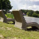 21.07.2021. Kielce. Leżaki nad zalewem / Anita Banaś / Radio Kielce