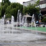 06.07.2021. Kielce. Fontanna na placu Konstytucji 3 Maja / Anna Kwapisz / Radio Kielce