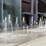 06.07.2021. Kielce. Fontanna na placu Konstytucji 3 Maja / Anna Kwapisz / Radio Kielce