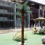 06.07.2021. Kielce. Fontanna na placu Konstytucji 3 Maja / Anna Kwapisz / Radio Kielce