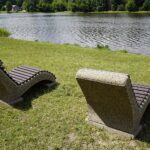 21.07.2021. Kielce. Leżaki nad zalewem / Anita Banaś / Radio Kielce