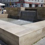 06.07.2021. Kielce. Fontanna na Placu Artystów / Anna Kwapisz / Radio Kielce