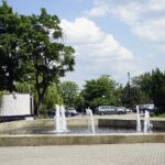 06.07.2021. Kielce. Fontanna na Placu Moniuszki / Anna Kwapisz / Radio Kielce