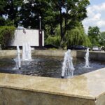 06.07.2021. Kielce. Fontanna na Placu Moniuszki / Anna Kwapisz / Radio Kielce