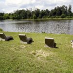 21.07.2021. Kielce. Leżaki nad zalewem / Anita Banaś / Radio Kielce