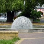 06.07.2021. Kielce. Fontanna przy ulicy Źródłowej / Anna Kwapisz / Radio Kielce