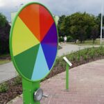 26.07.2021. Kielce. Budowa mini ogrodu sensorycznego w Parku imienia Adolfa Dygasińskiego / Anita Banaś / Radio Kielce