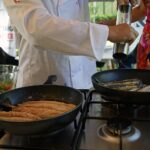 09.07.2021. Letnia kuchnia Radia Kielce. Piątkowa rybka / Anna Kwapisz / Radio Kielce