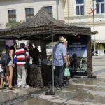 13.07.2021. Kielce. Targi Pracy na Rynku / Anna Kwapisz / Radio Kielce