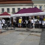 13.07.2021. Kielce. Targi Pracy na Rynku / Anna Kwapisz / Radio Kielce