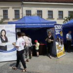 13.07.2021. Kielce. Targi Pracy na Rynku / Anna Kwapisz / Radio Kielce