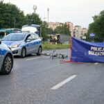17.07.2021. Kielce. Ulica Jesionowa. Śmiertelne potrącenie rowerzystki / Kamil Król / Radio Kielce