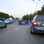 17.07.2021. Kielce. Ulica Jesionowa. Śmiertelne potrącenie rowerzystki / Kamil Król / Radio Kielce