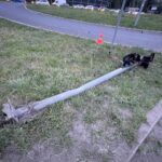 14.07.2021. Kielce. Wypadek na skrzyżowaniu alei Solidarności i ulicy Świętokrzyskiej / Wiktor Taszłow / Radio Kielce