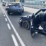 21.07.2021. Kielce. Korki na skrzyżowaniu ulic 1-go Maja i Gosiewskiego po kolizji samochodów / Jarosław Kubalski / Radio Kielce