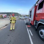 21.07.2021. Kielce. Korki na skrzyżowaniu ulic 1-go Maja i Gosiewskiego po kolizji samochodów / Jarosław Kubalski / Radio Kielce