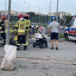 21.07.2021. Kielce. Korki na skrzyżowaniu ulic 1-go Maja i Gosiewskiego po kolizji samochodów / Jarosław Kubalski / Radio Kielce