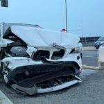 14.07.2021. Kielce. Wypadek na skrzyżowaniu alei Solidarności i ulicy Świętokrzyskiej / Wiktor Taszłow / Radio Kielce