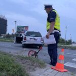 14.07.2021. Kielce. Wypadek na skrzyżowaniu alei Solidarności i ulicy Świętokrzyskiej / Wiktor Taszłow / Radio Kielce