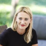 07.07.2021. Busko-Zdrój. Kawiarenka Festiwalowa. Na zdjęciu: Aleksandra Gronek Piotrowska - TVP3 Kielce / Jarosław Kubalski / Radio Kielce