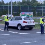 14.07.2021. Kielce. Wypadek na skrzyżowaniu alei Solidarności i ulicy Świętokrzyskiej / Wiktor Taszłow / Radio Kielce